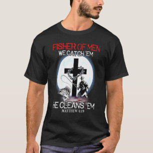 Fisher från Manar, vi fångade honom som han städar T Shirt