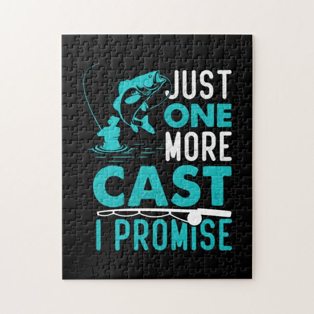 Fisher ger bara en fisk till som jag lovar pussel (Vertikal)