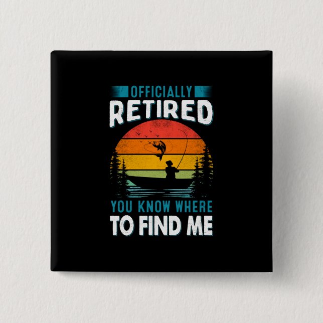 Fisher Gift är trött på att hitta mig Knapp (Framsida)