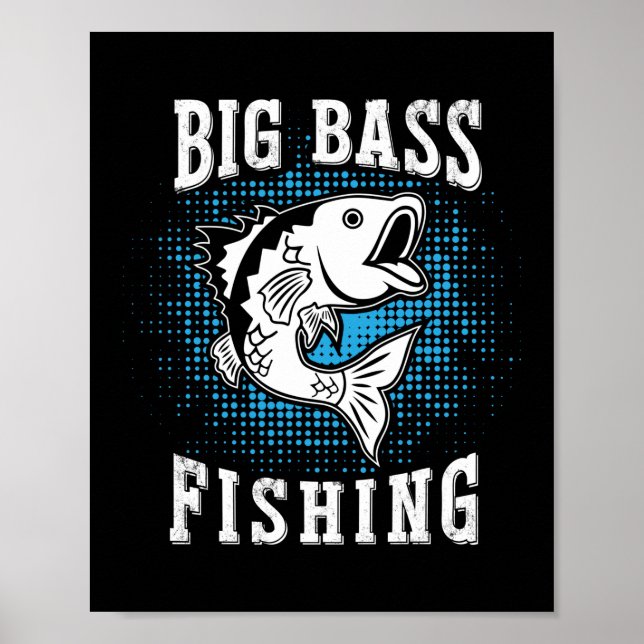 Fisher Gift Big Fishing Poster (Framsidan)