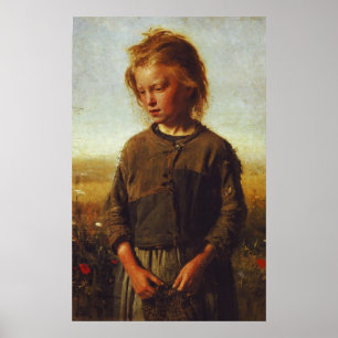 Fisher Girl, 1874 Poster