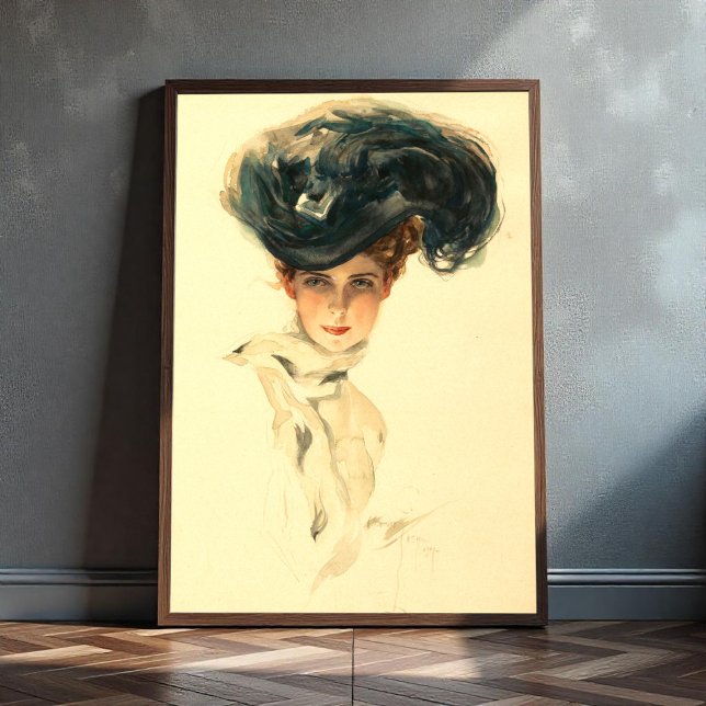 Fisher Girl, Harrison Fisher Poster (Skapare uppladdad)