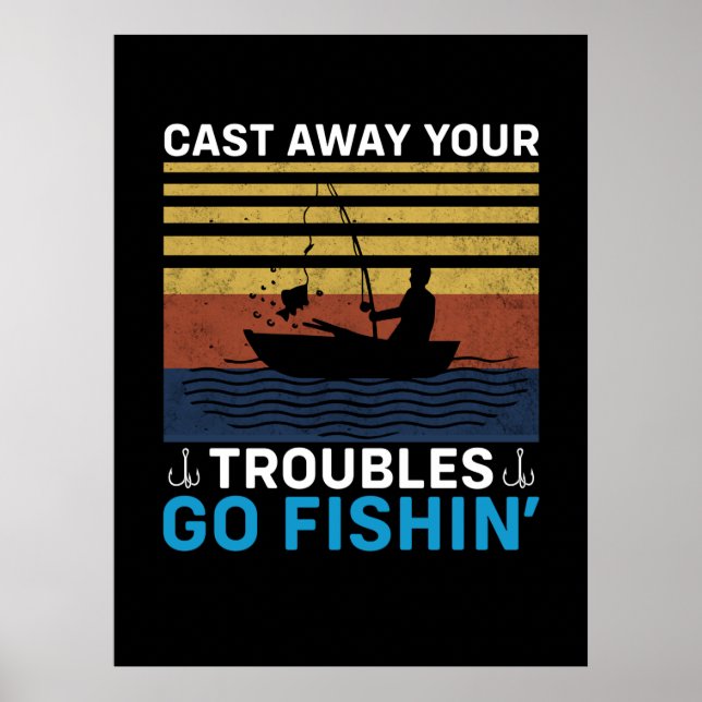 Fisher Go Fishing Poster (Framsidan)