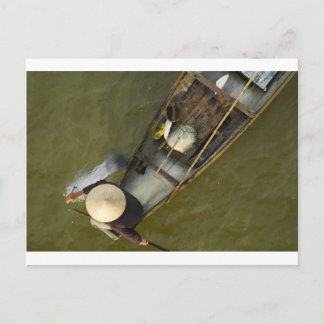 Fisher i Asien ovanifrån Vykort