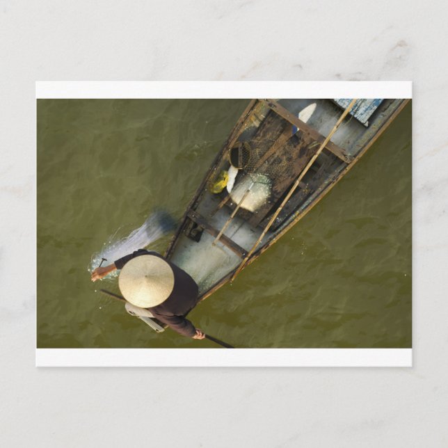 Fisher i Asien ovanifrån Vykort (Framsida)