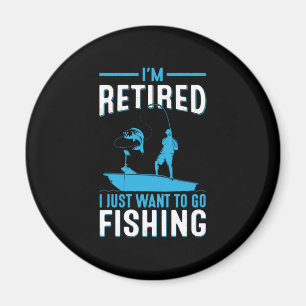 Fisher jag är trött på att jag bara vill fiska magnet