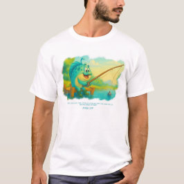 Fisher manar shirt tecknad t shirt