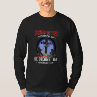 Fisher of Manar, vi fångade han Cleans Matthew 4 1 T Shirt