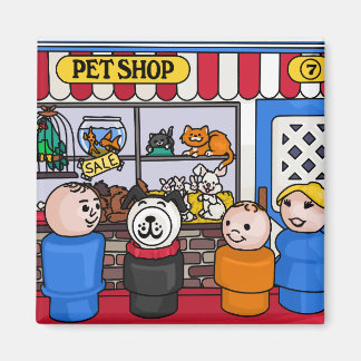 Fisher Prisare Little People Pet Shop Boy Magnet