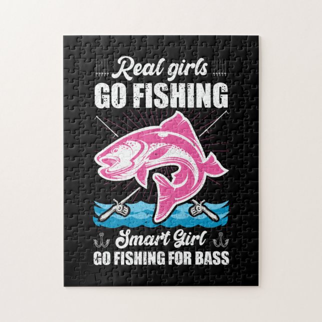 Fisher Smart Girls Go Fishing Pussel (Vertikal)