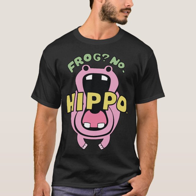 Fisher Tiger (en Biet) Frog No. Hippo. T-Shirt (Framsida)
