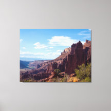 Fisher Towers och Coloradofloden i Utah