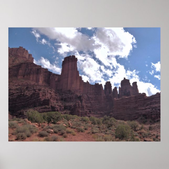Fisher Towers Poster (Framsidan)