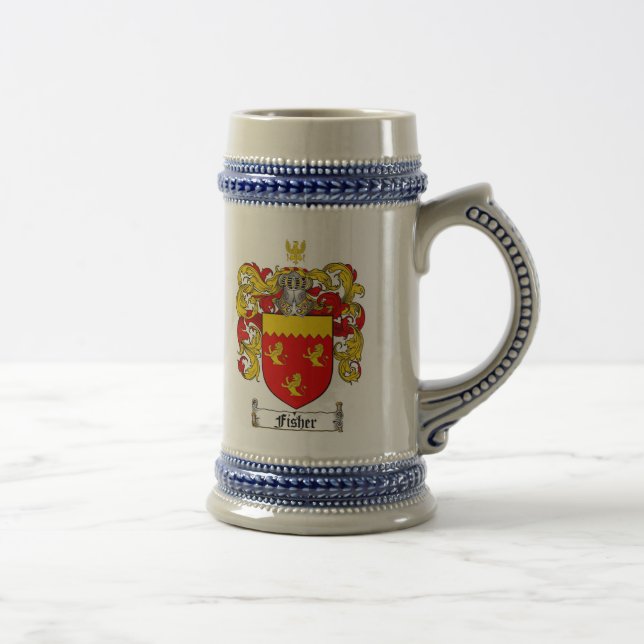 Fisher vapensköld Stein/Fisher familjvapensköld Sejdel (Höger)