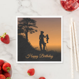 Fisher Woman på Dusk Personal Pappersservett