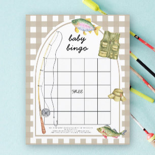 Fisherman Baby dusch bingo-spel