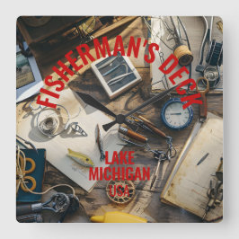 Fisherman’s Deck  Fyrkantig Klocka