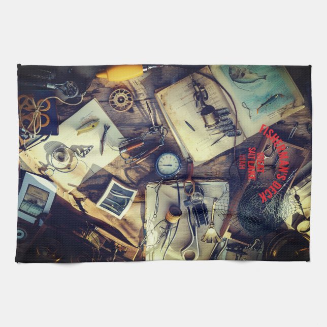 Fisherman’s Deck  Kitchen Towel Kökshandduk (Horisontell)