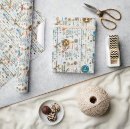 Fisherman’s Deck Wrapping Paper Presentpapper