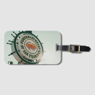 Fisherman Wharf's Sign Bagagebricka