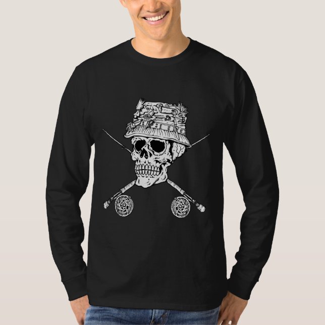 Fishermans Skull T Shirt (Framsida)