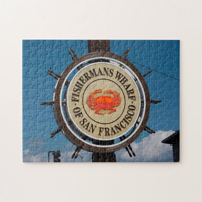 Fisherman's Wharf Kalifornien. Pussel (Horisontell)