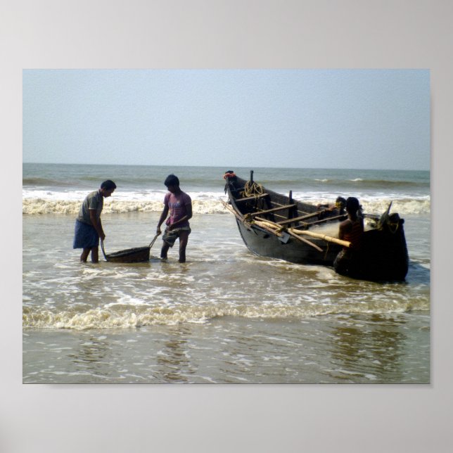 Fishermen at Sea Poster (Framsidan)