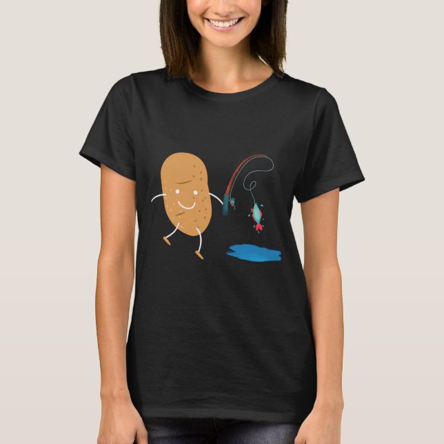 Fisherpotatis T Shirt (Framsida)