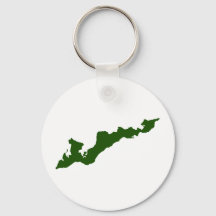 Fishers Island Keychain - Green