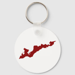 Fishers Island Keychain – Red Nyckelring