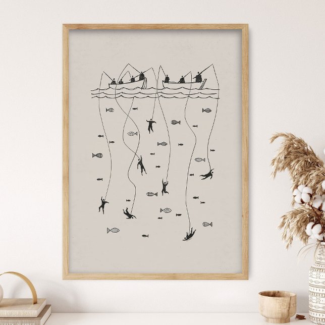 Fishers of Men, DIGITAL PRINT!, Matthew 4:19, Jesu Poster (Skapare uppladdad)