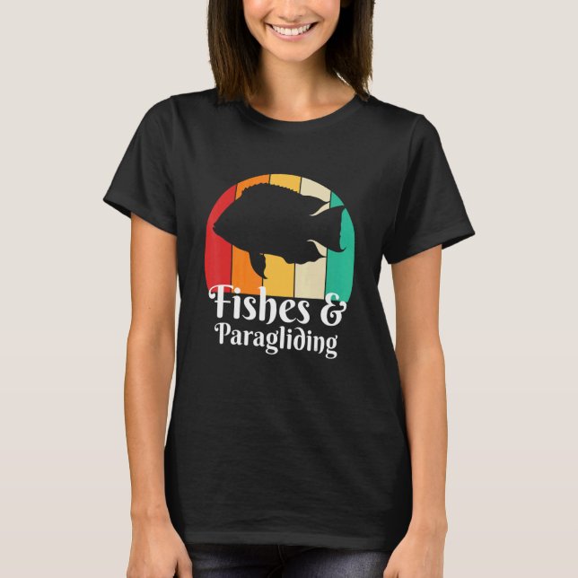 Fishes And Paragliding T Shirt (Framsida)