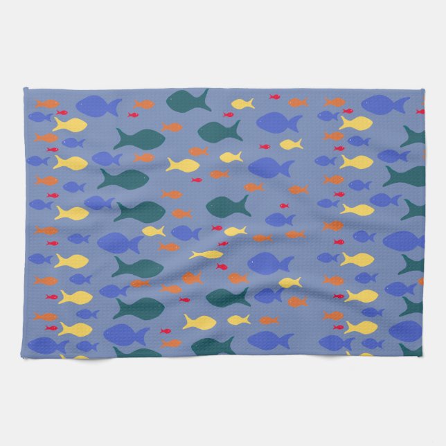 Fishes Tea Towel Kökshandduk (Horisontell)