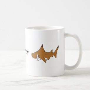 Fishfry planlägger hajmuggen kaffemugg