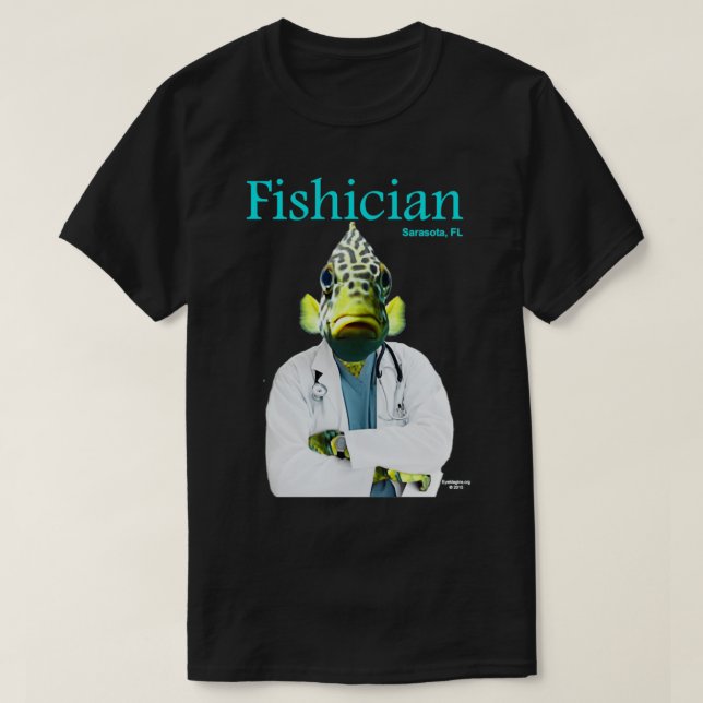 Fishician 1 t shirt (Design framsida)