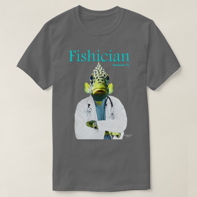 Fishician 3 t shirt (Design framsida)