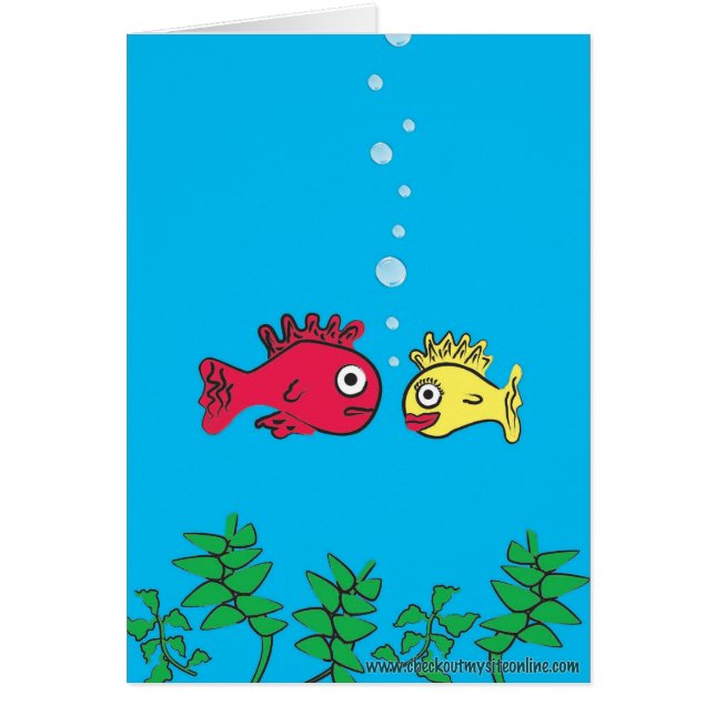 Fishies Hälsningskort (Framsidan)