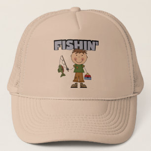 Fishin pojkeTshirts och gåvor Keps