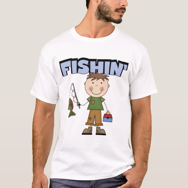 Fishin pojkeTshirts och gåvor T Shirt (Framsida)