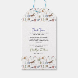 Fishing 1st Birthday Gift Tags | O-Fish-Ally One  Presentetikett