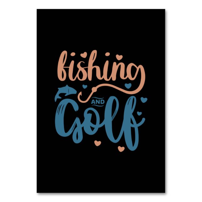 Fishing And Golf Bordsnummer (Framsidan)