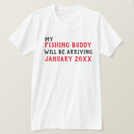 "Fishing Buddy" Baby-meddelande T-Shirt
