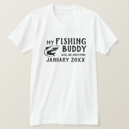 "Fishing Buddy" Baby-meddelande T-Shirt