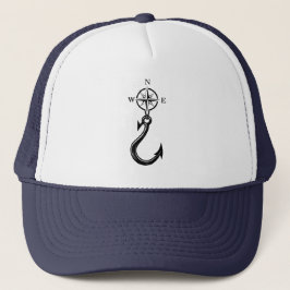 Fishing Compass Rose Keps