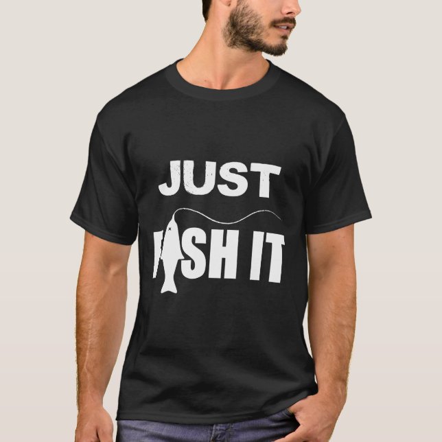 Fishing Fisher Angler T Shirt (Framsida)