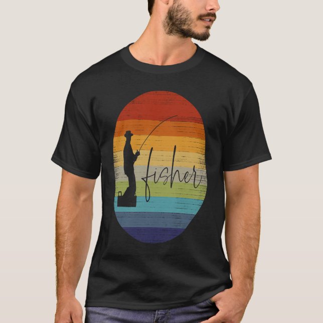 Fishing Fisherman T Shirt (Framsida)