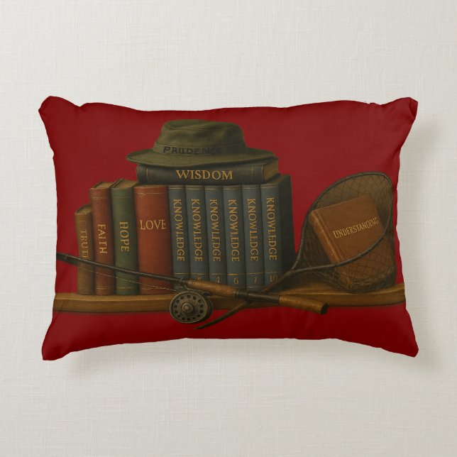 Fishing for Understanding Throw Pillow Prydnadskudde (Framsidan)