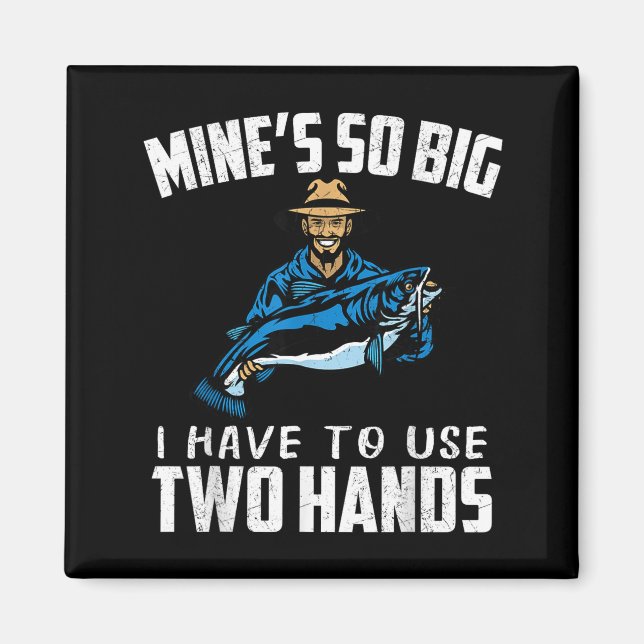 Fishing Funny Shirt Sarcasm Quotes Joke Hobbies Hu Magnet (Framsidan)