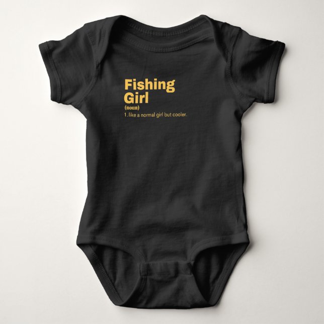 Fishing Girl - Fishing T Shirt (Framsida)