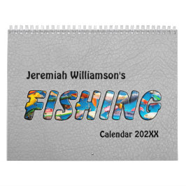 Fishing Images and Text on each page Kalender